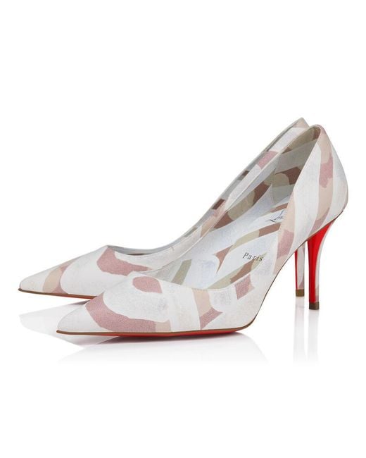 Christian Louboutin White Miss Z Pointed Toe Pumps