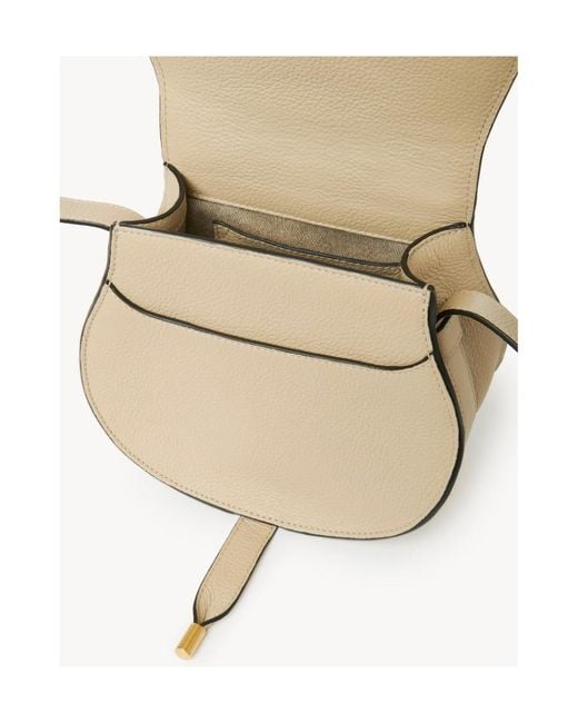 Chloé Natural Small Marcie Saddle Bag