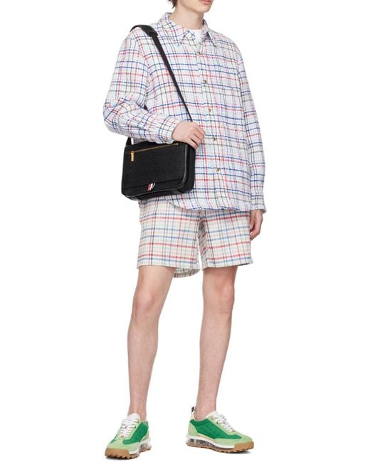 Thom Browne Green Tech Runner Low-Top Sneakers for men