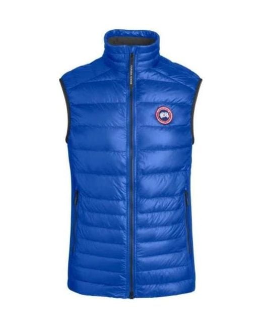 Canada Goose Blue Logo Patch Padded Gilet for men