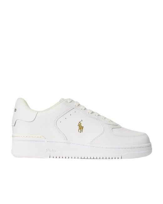 Polo Ralph Lauren White Casual Sports Shoes for men