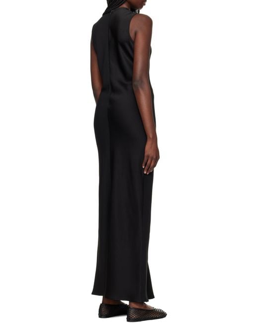 AMI Black Long Straight Dress