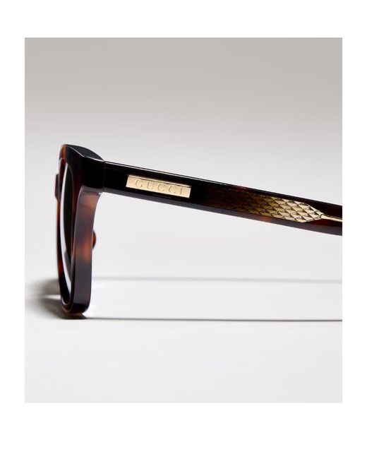 Gucci White Specialized-Fit Rectangular Sunglasses for men