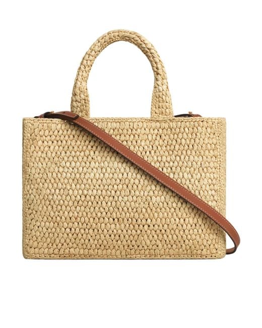 Céline Metallic Small Cabas Thais