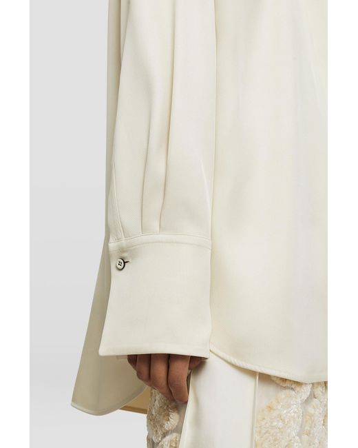 Jil Sander White Silk Shirt