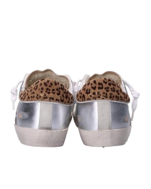 Philippe Model White Prsx Animal-Printed Sneakers