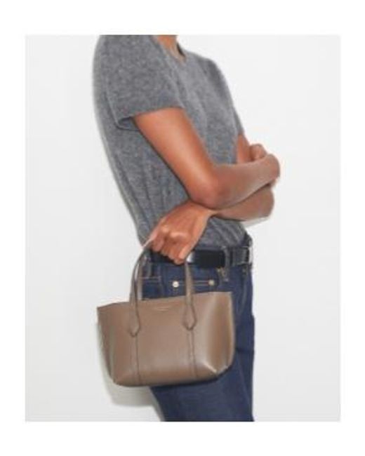 Tory Burch Natural Mini Perry Tote Bag