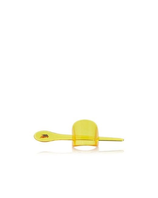 Etro Yellow Logo Hair Accessories