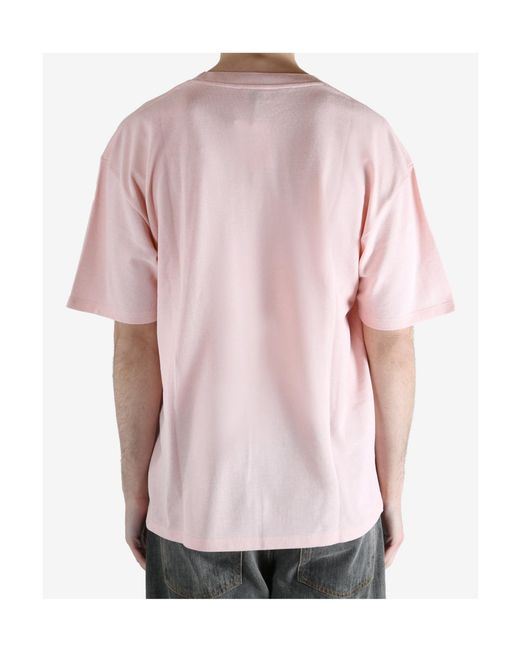 Saint Laurent Pink Cassandre Oversized T-Shirt for men