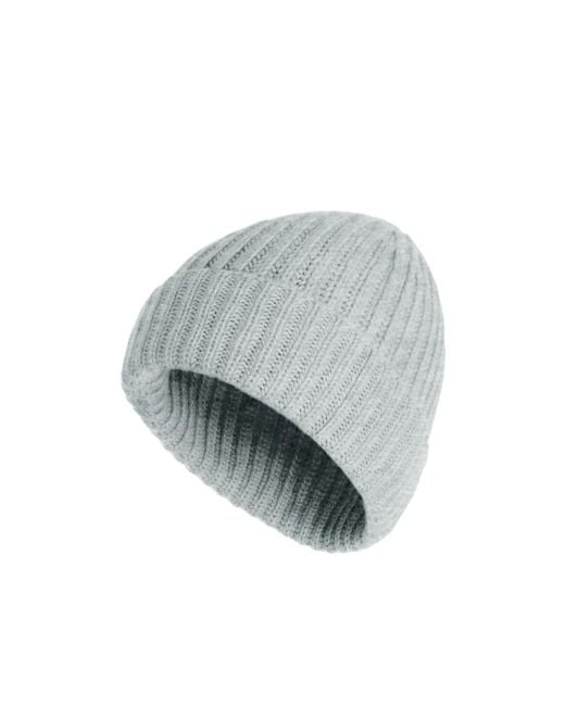 Malo Gray Double-Sided Knitted Hat for men