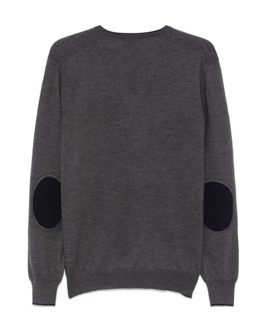 Fay Black Long-Sleeved Sweater for men