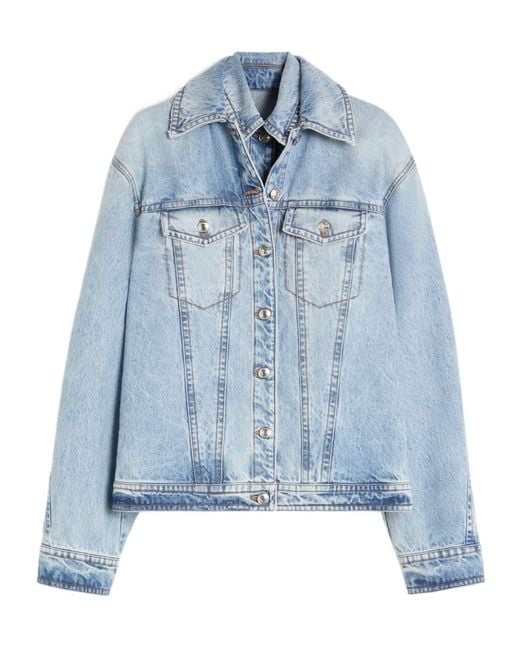 Sportmax Blue Layered Denim Jacket