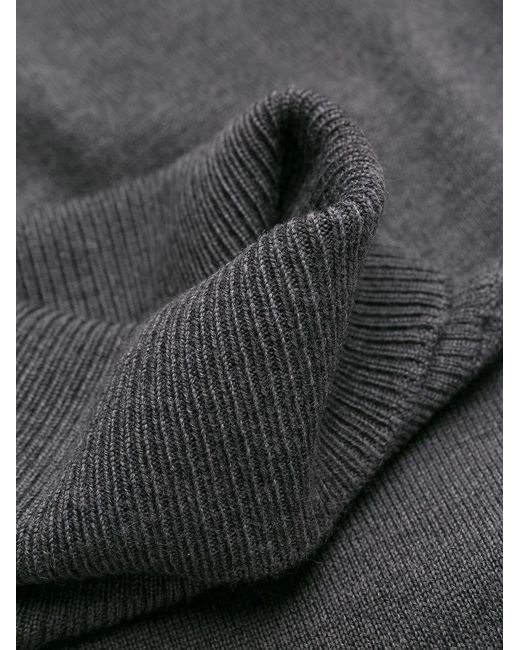 A.P.C. Blue Roll-Neck Fitted Sweater