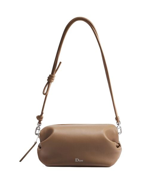 Dior Brown Bow Pouch