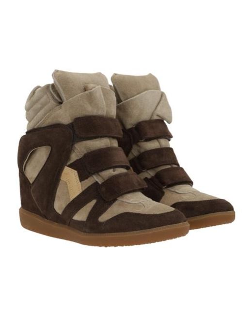 Isabel Marant Brown Bekett Sneakers