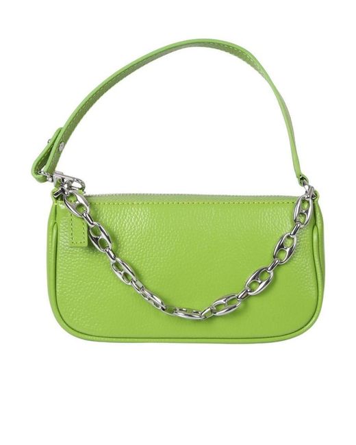 By Far Green Rachel Mini Shoulder Bag