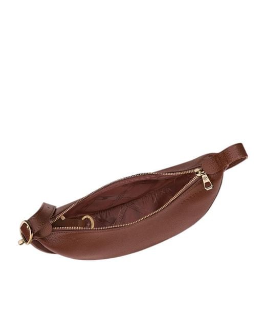 Longchamp Brown Le Foulonné S Crossbody Bag