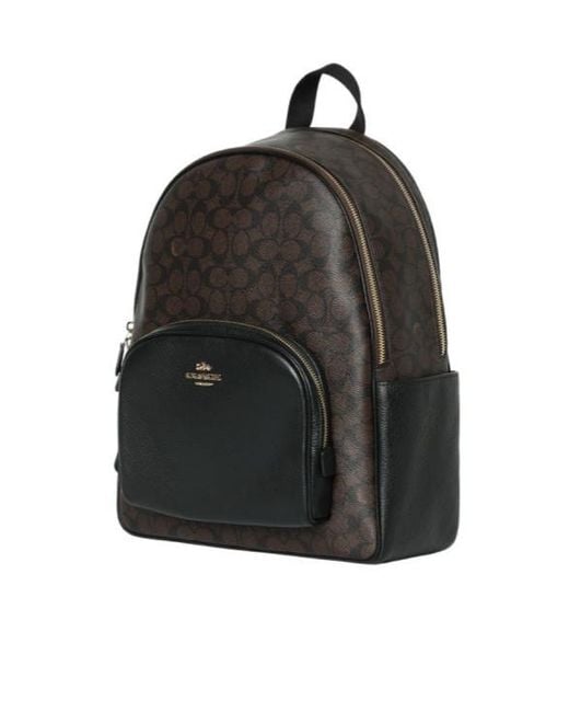 COACH Black Zippered Backpack