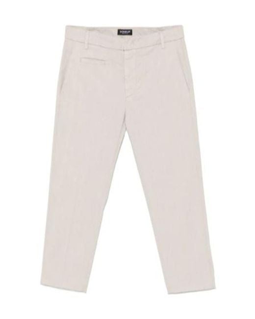 Dondup White Belt Loop Casual Pants