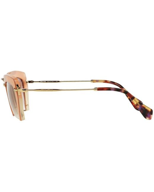 Miu Miu White Logo Sunglasses