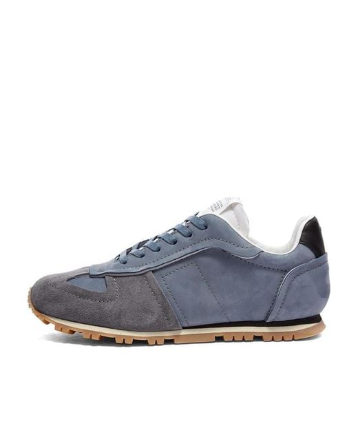 Maison Margiela Blue Round Head Lacing Casual Sneakers for men