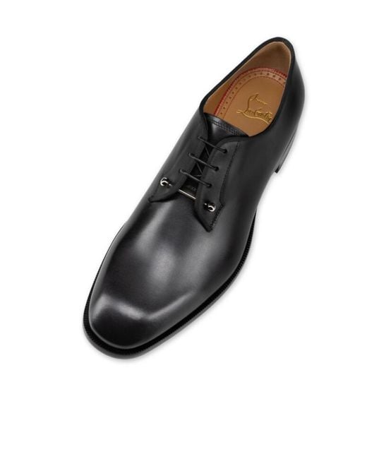 Christian Louboutin Black Chambeliss Derbies for men