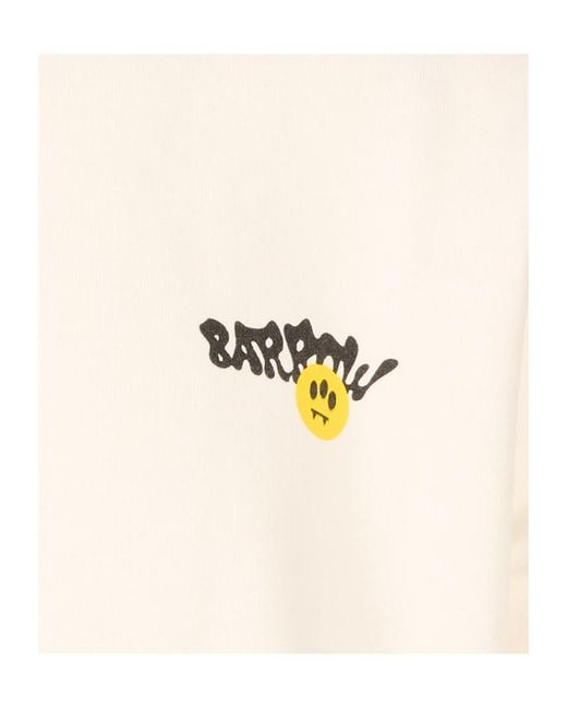 Barrow Natural Logo Printed Hoodie for men