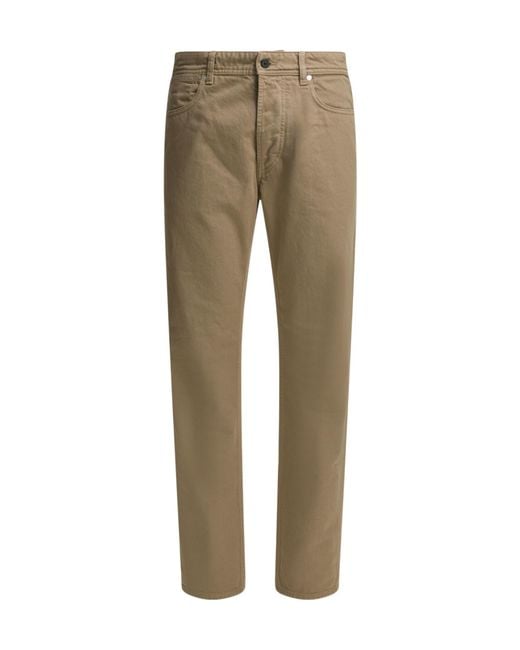 Stone Island Natural Belt Loop Jeans for men