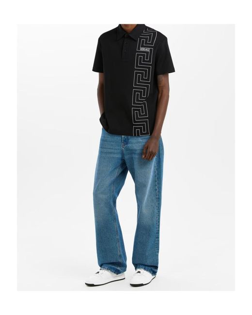 Versace White Logo Low-Top Sneakers for men