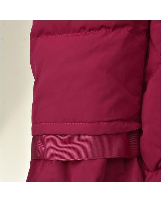 Armani Jeans Red Hooded Down Jacket
