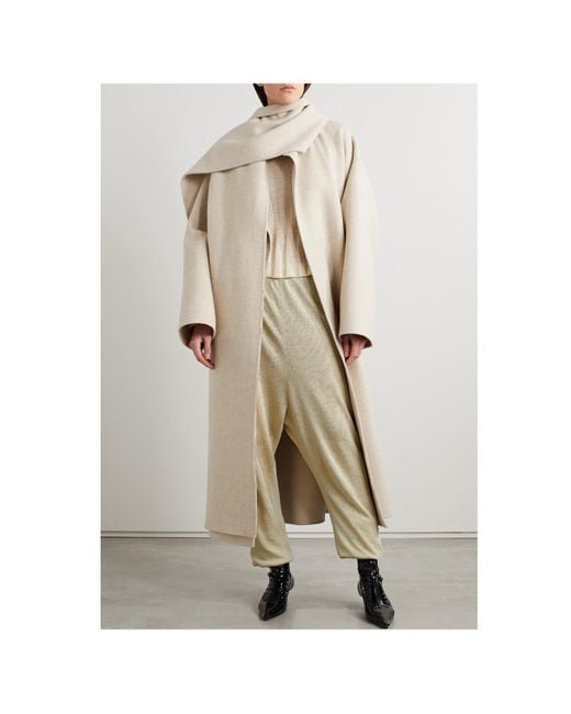 The Row Natural Dalbero Blend Tapered Casual Pants