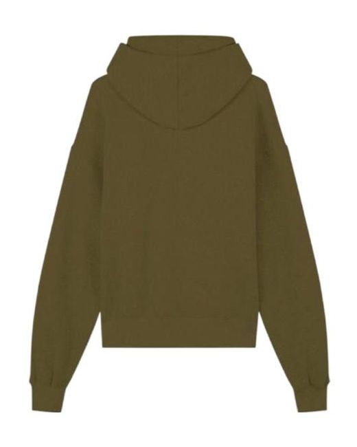 Maison Kitsuné Green Long-Sleeved Sweatshirt
