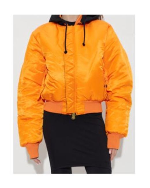 Vetements Black Reversible Bomber Jacket for men