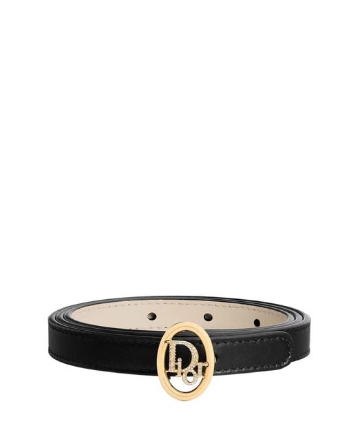 Dior Black Reversible Oblique Belt