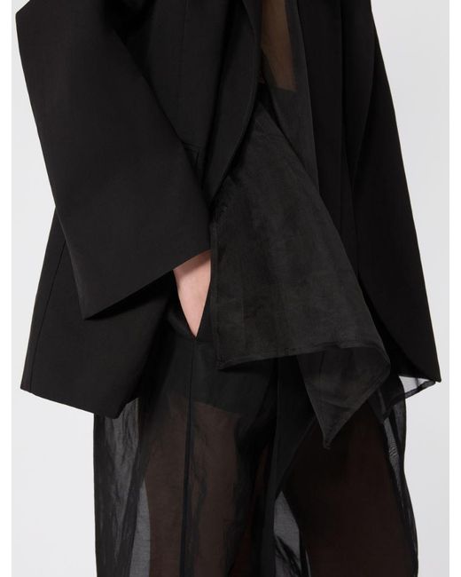 Sportmax Black Tenuta Double-Lapel Blazer