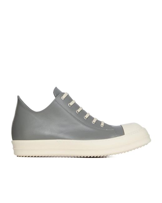 Rick Owens Gray Low Sneakers for men