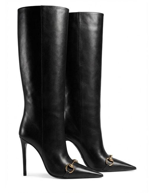 Gucci Black Donna Slip-On Boot