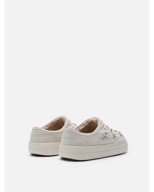 Moon Boot White Park Slippers