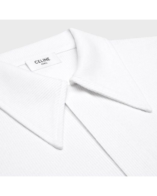 Céline White Polo Shirt