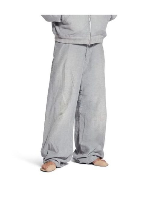 Balenciaga Gray Trompe L'Oeil Sweatpants for men