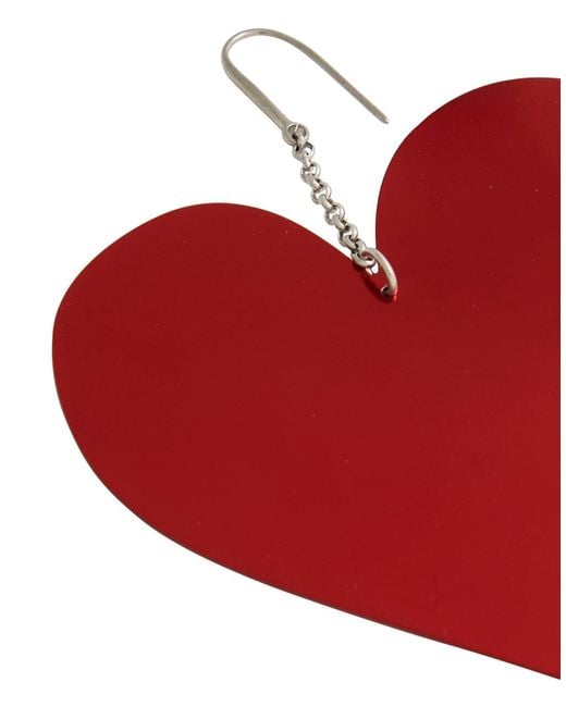 Isabel Marant Red Metal Earrings