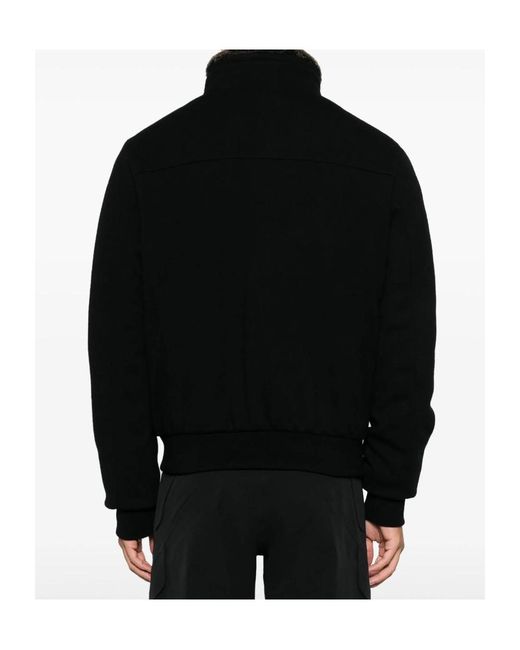 Moorer Black Long Sleeve Down Jacket for men