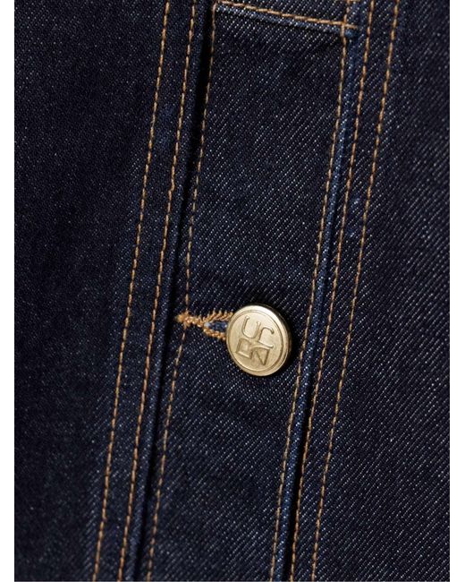 Ulla Johnson Blue Cape Buttoned Jacket