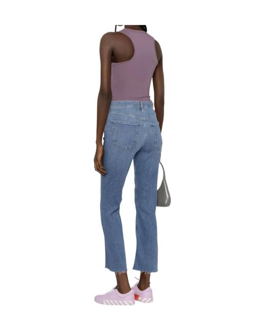 Citizens of Humanity Blue Isola Cropped Jeans