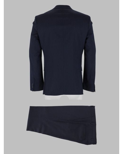 Boss Blue Hugo Two-Piece Single-Breasted Suits for men