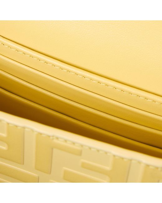 Fendi Yellow Chain Wallet