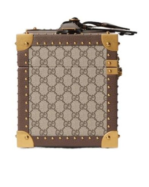 Gucci Brown Savoy Medium Beauty Case