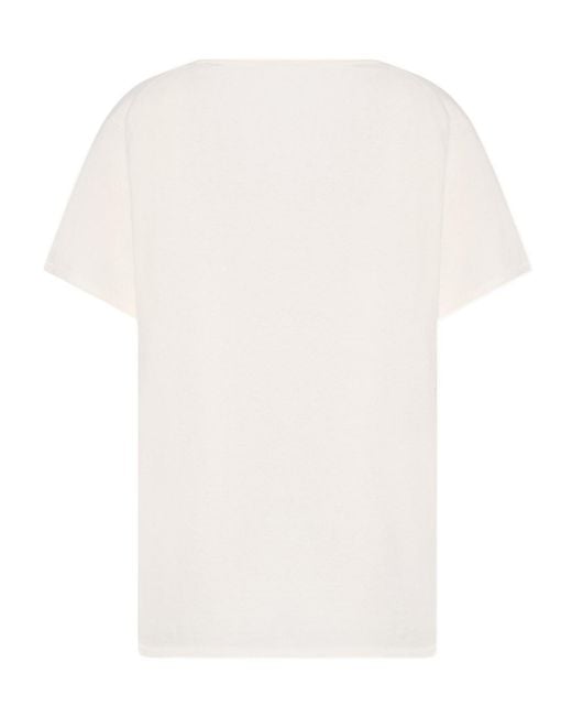The Row White Pirro T-Shirt