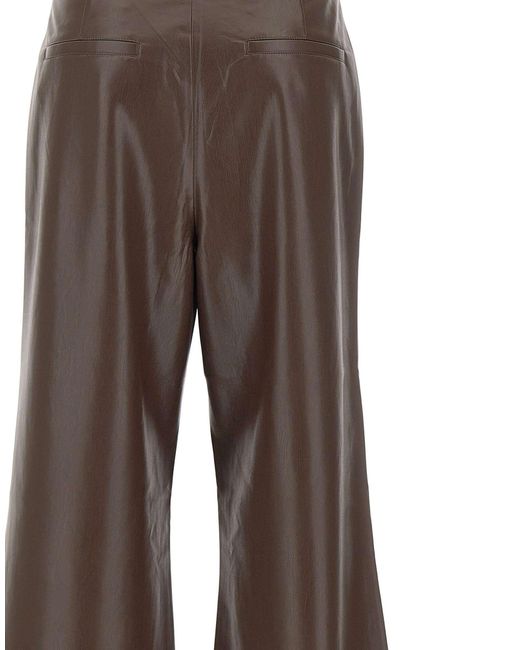 ANDAMANE Brown Casual Trousers With Belt Loops