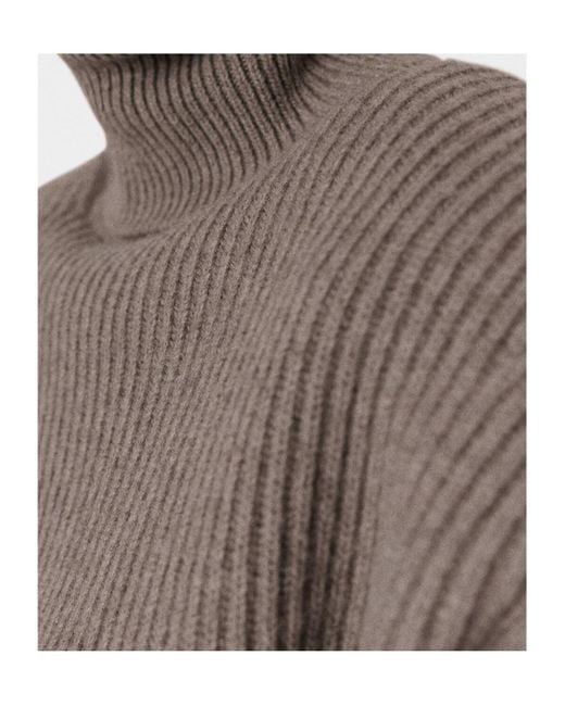 Stella McCartney Gray Long-Sleeved Turtleneck Jumper